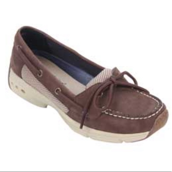 WEST MARINE Cream 1-Eye Performance Boat Mocs in size 8 Pre owned condition. - Picture 1 of 11